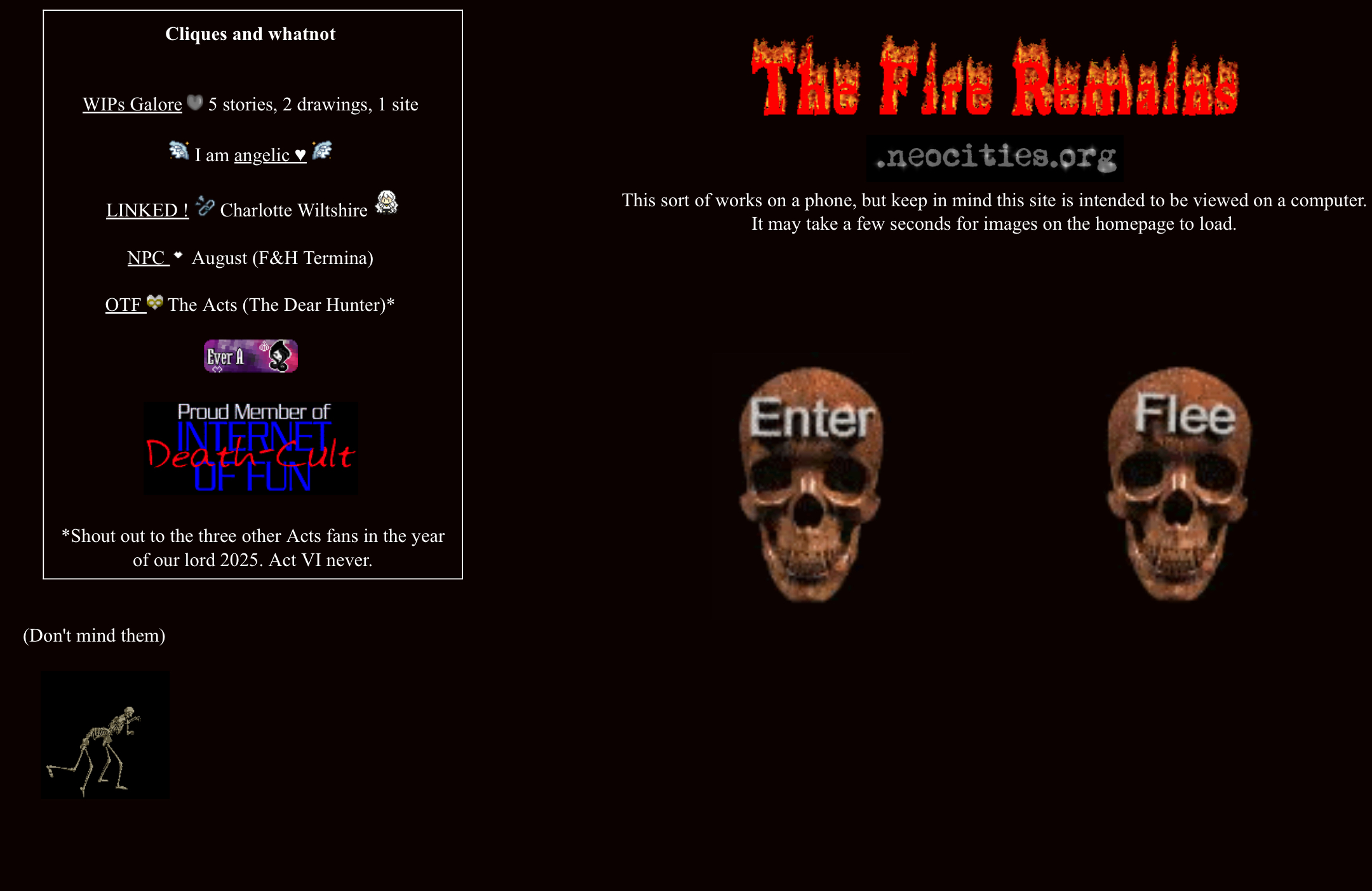 landing page